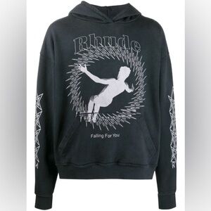 Rhude Falling For You Mens Hoodie Size L